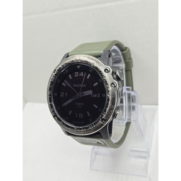 Garmin Tactix Charlie Titanium Sapphire Tactical GPS Smartwatch 51mm 100M Rugged - Picture 2 of 14